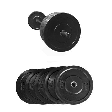 305lbs Bumper Plate Set