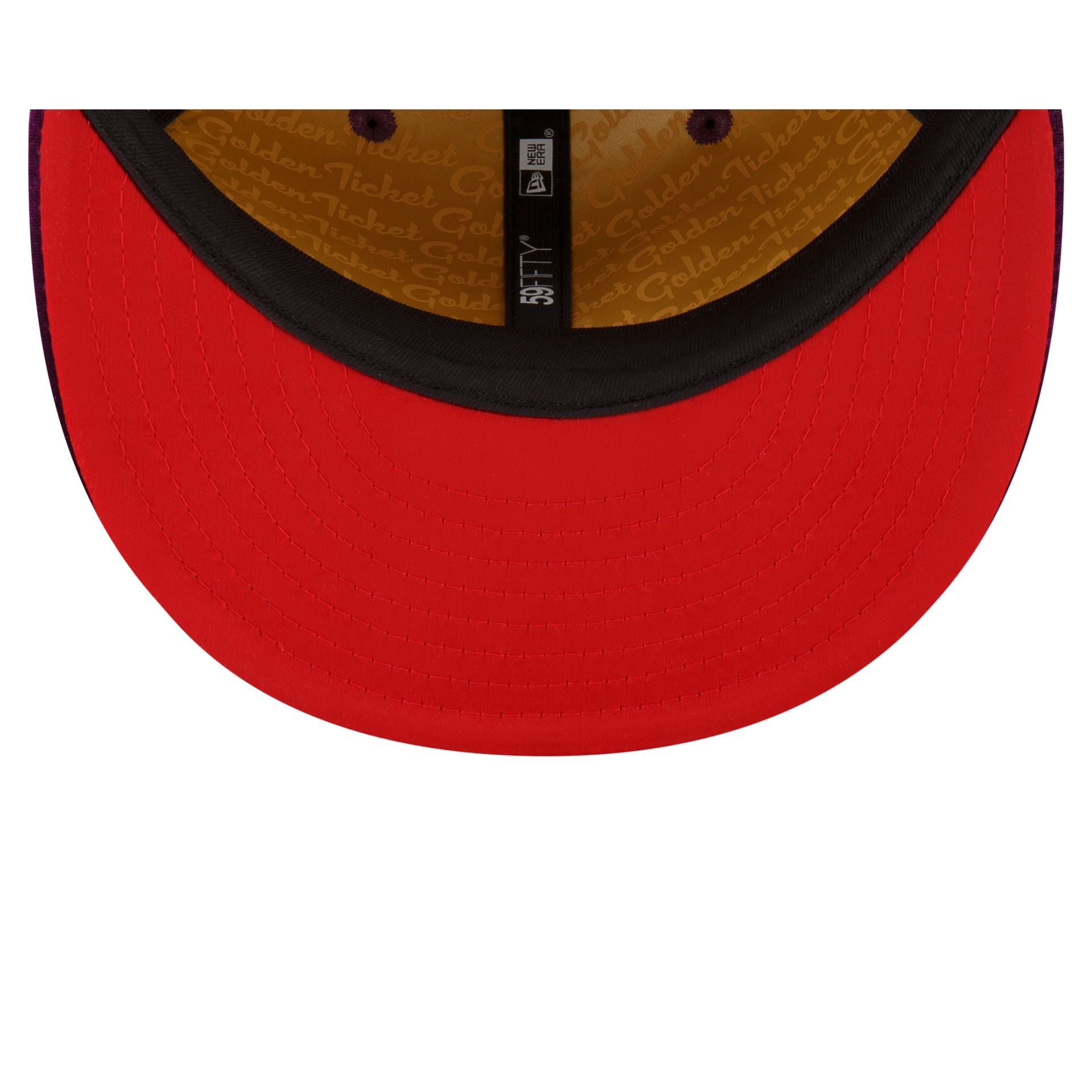 Willy Wonka Purple Velvet Alt 59FIFTY Fitted Hat