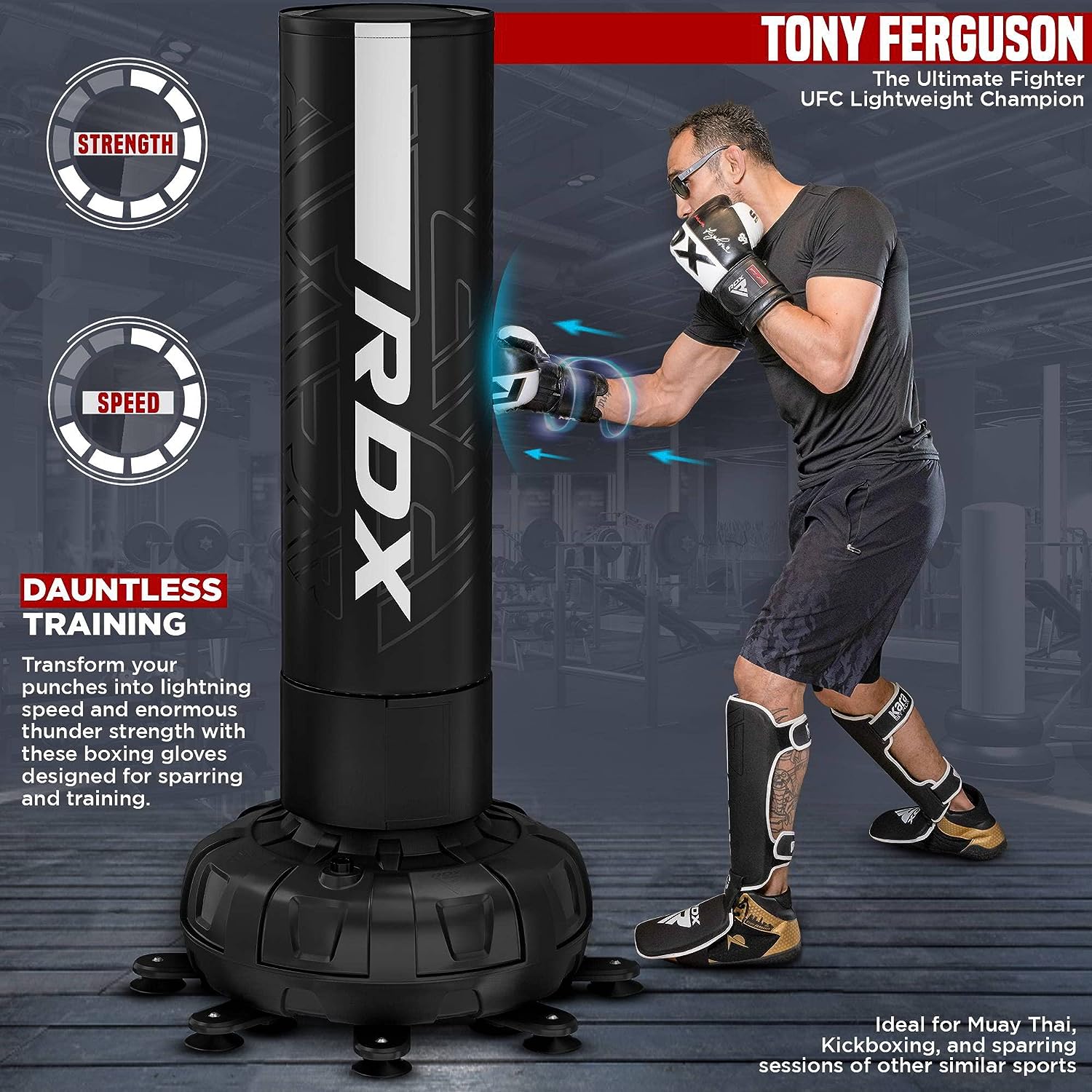 RDX F4 Boxing Sparring Gloves Hook & Loop