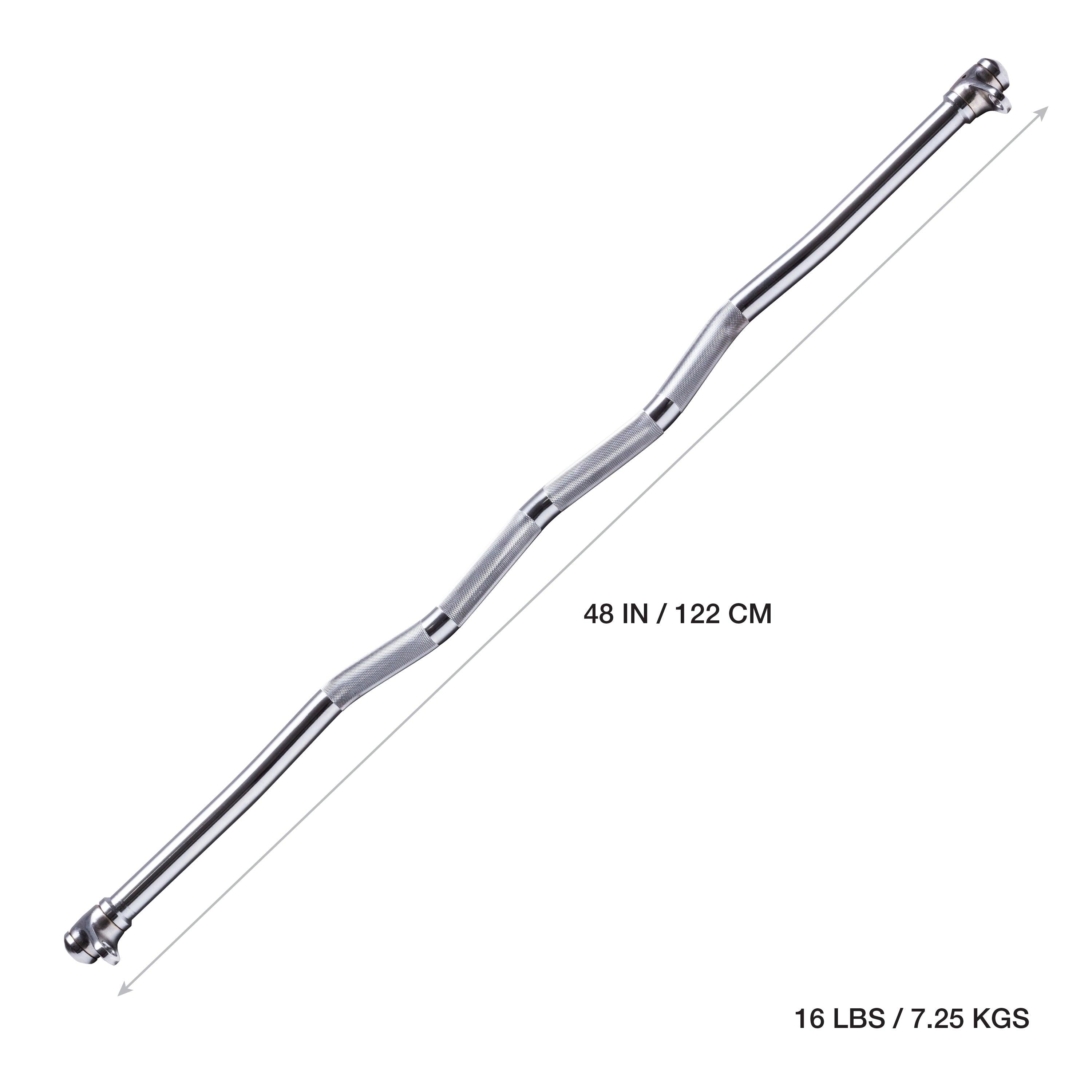 Multi-Purpose EZ Curl Bar - Double Hook