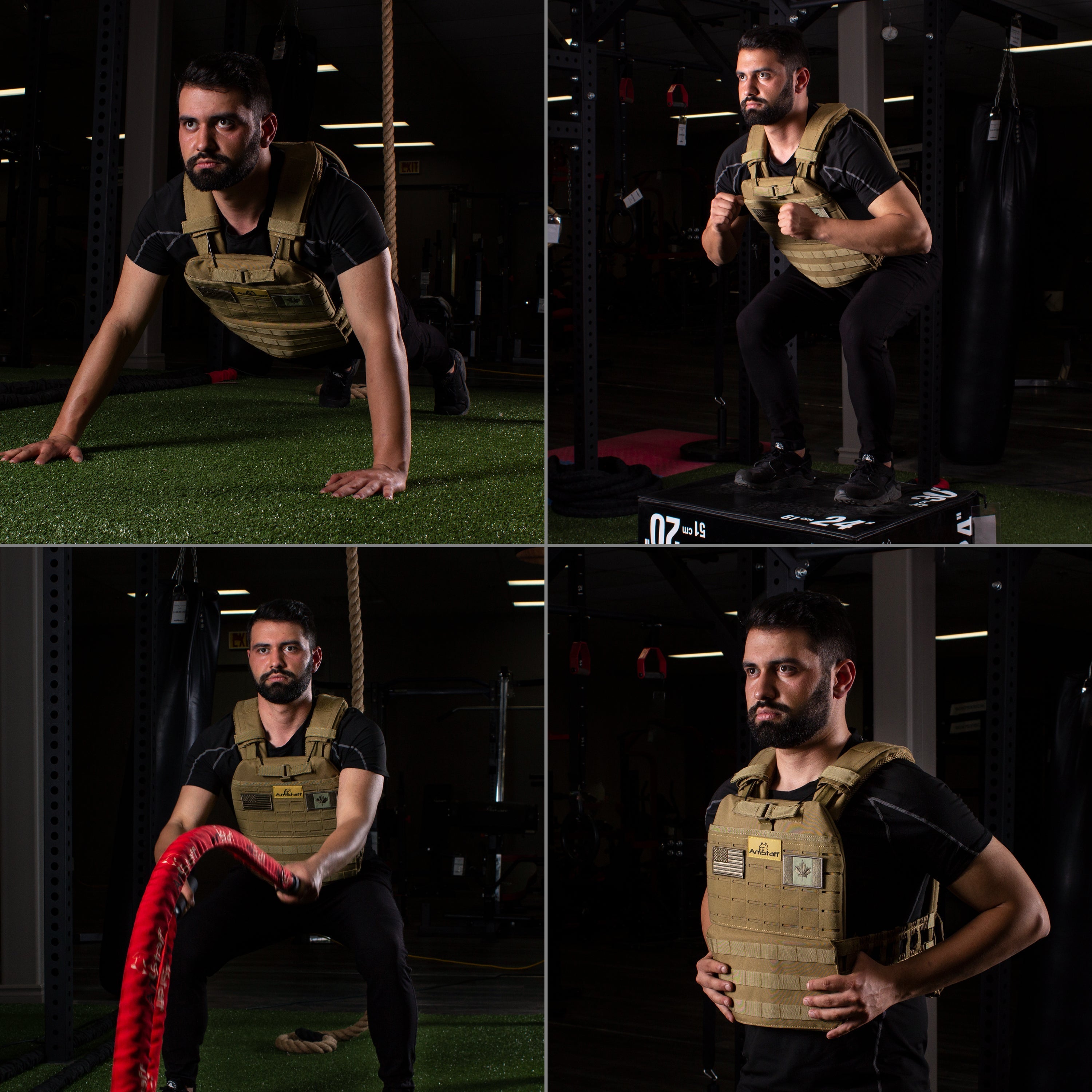AmStaff Fitness Tactical Weighted Vest Plates