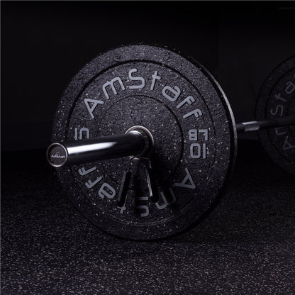 350lbs Crumb Rubber Bumper Plate Weight Set