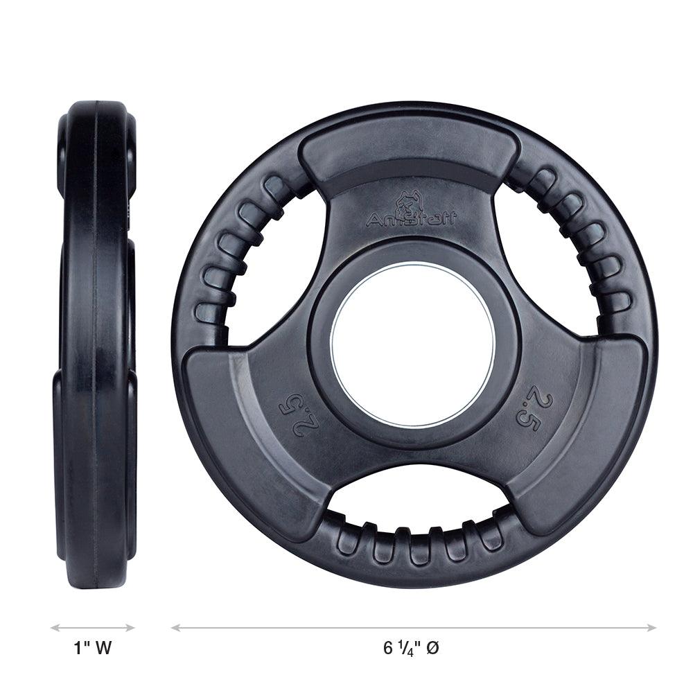 Virgin Rubber Grip Olympic Plates 2 Inch