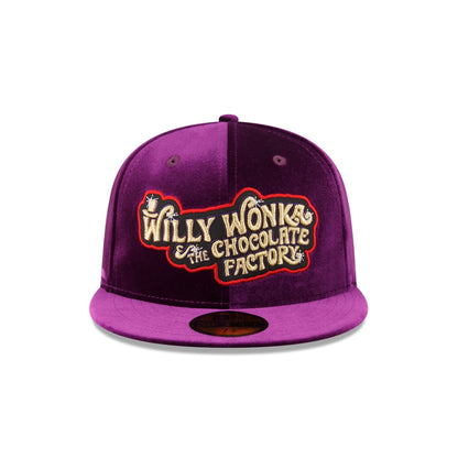 Willy Wonka Purple Velvet Alt 59FIFTY Fitted Hat