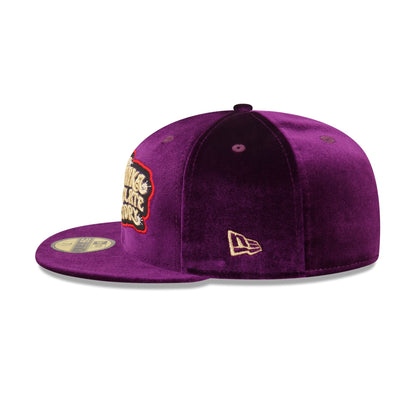 Willy Wonka Purple Velvet Alt 59FIFTY Fitted Hat