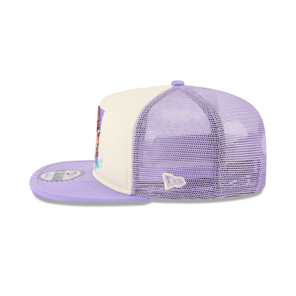 Looney Tunes Taaaz! Lavender 9FIFTY A-Frame Trucker Hat