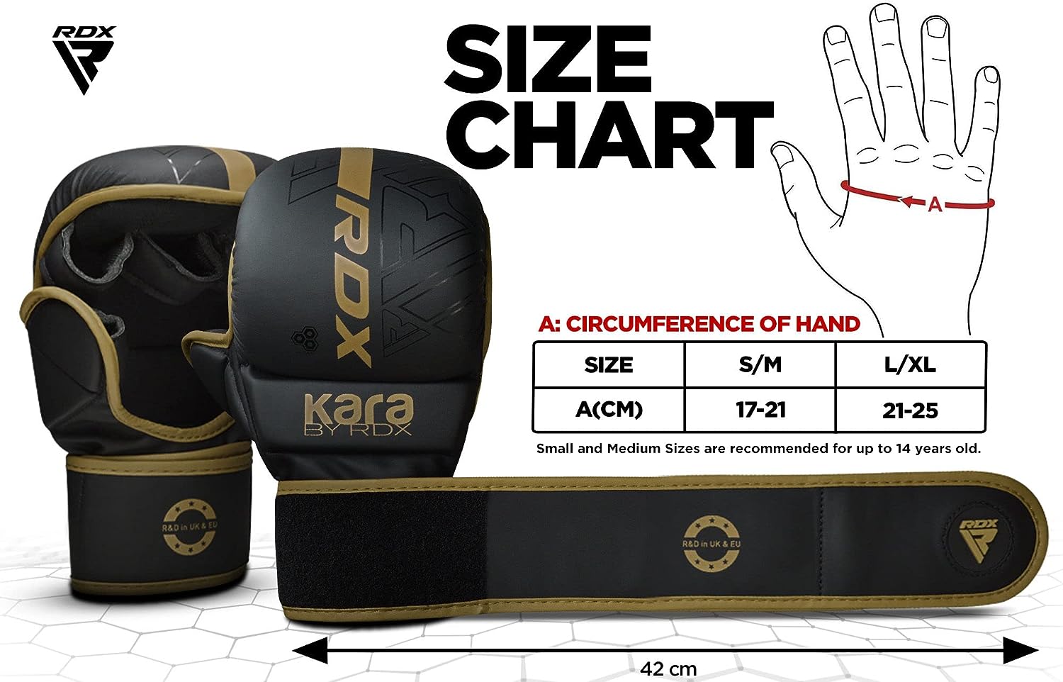 RDX F6 Kara Mma Sparring Gloves