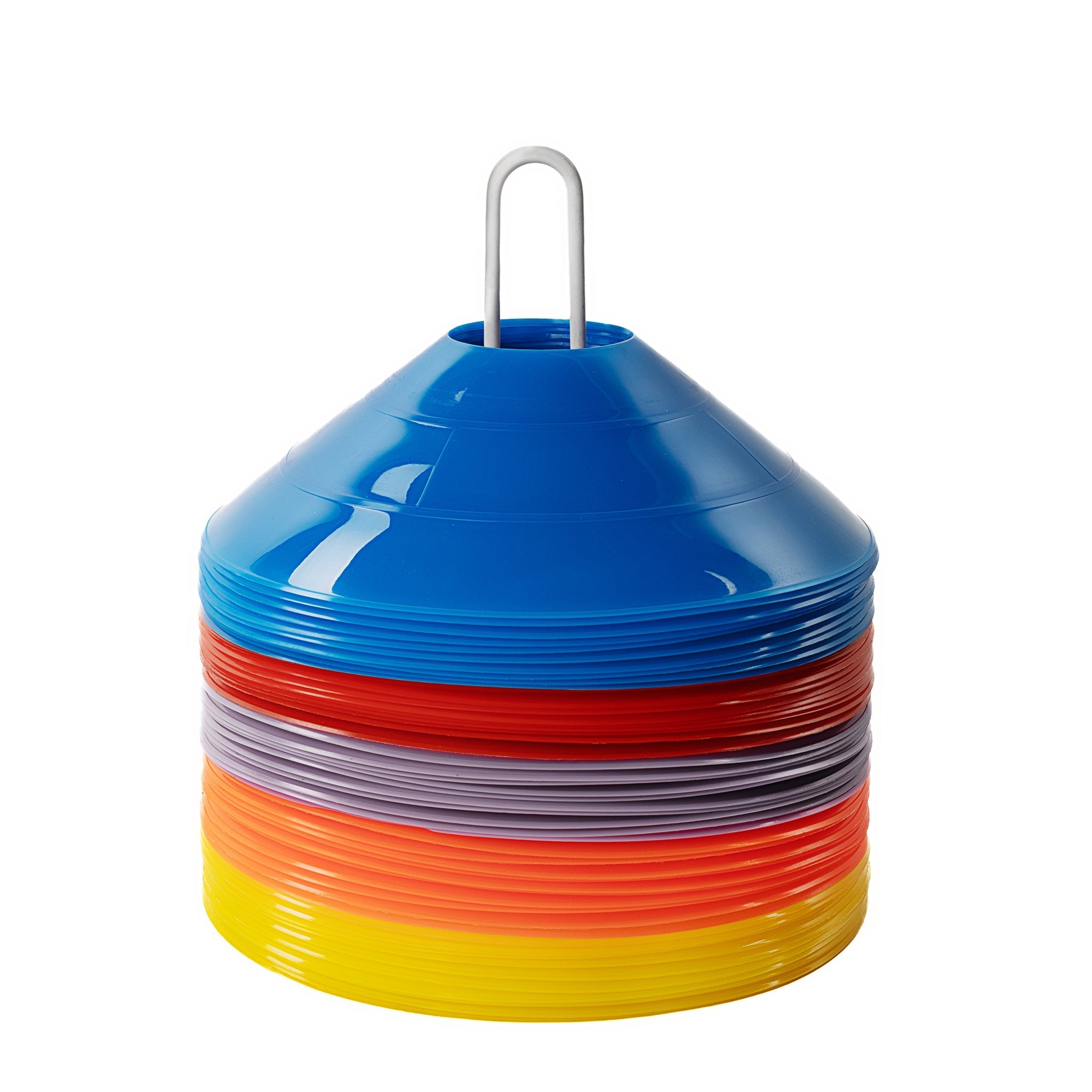 50 Multi-color Field Marker Cones/Discs