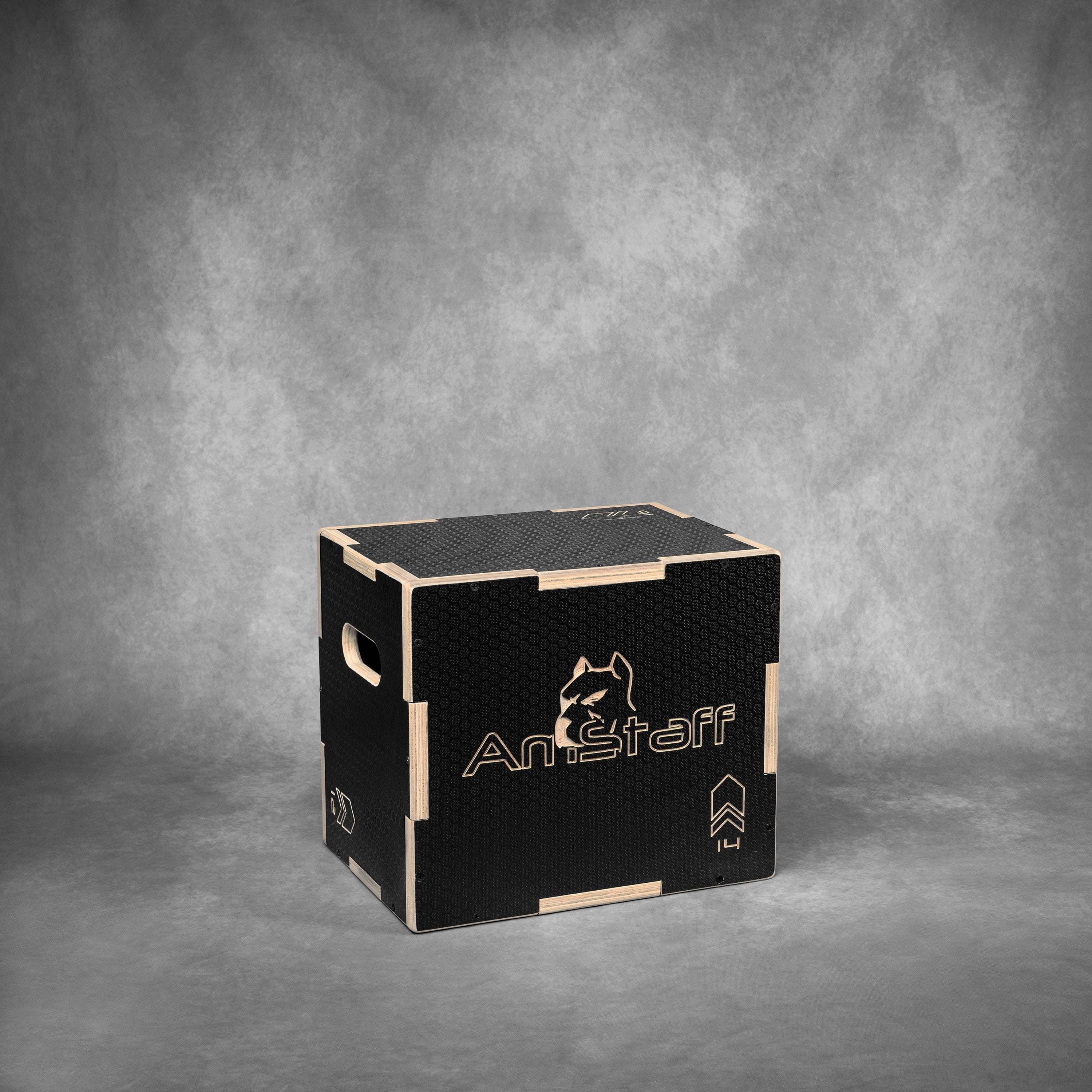 AmStaff Fitness 3-in-1 Non-Slip Wood Plyometric Box