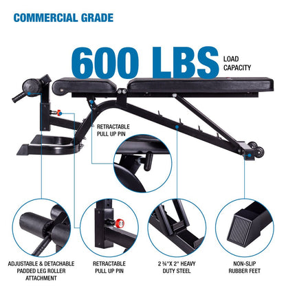 AmStaff DF-2051 Flat/Incline/Decline Bench