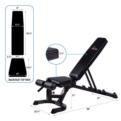 AmStaff DF-2051 Flat/Incline/Decline Bench
